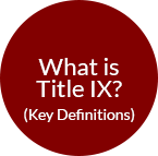 What is Title 9? Key definitions